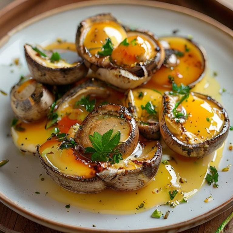 Champignons au jaune d'œuf