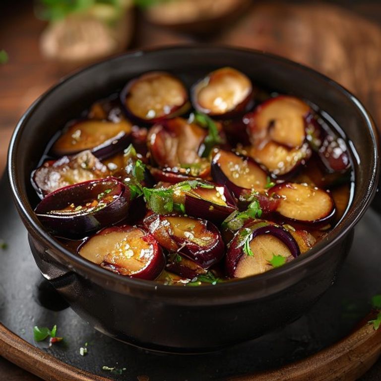 Aubergines braisées en cocotte