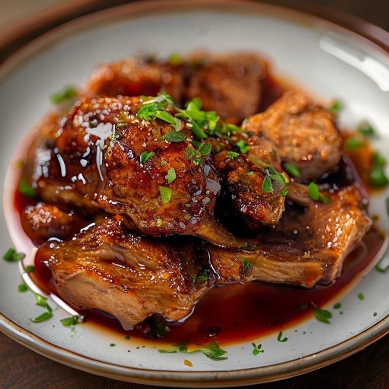 Jarret de porc braisé à la sauce soja