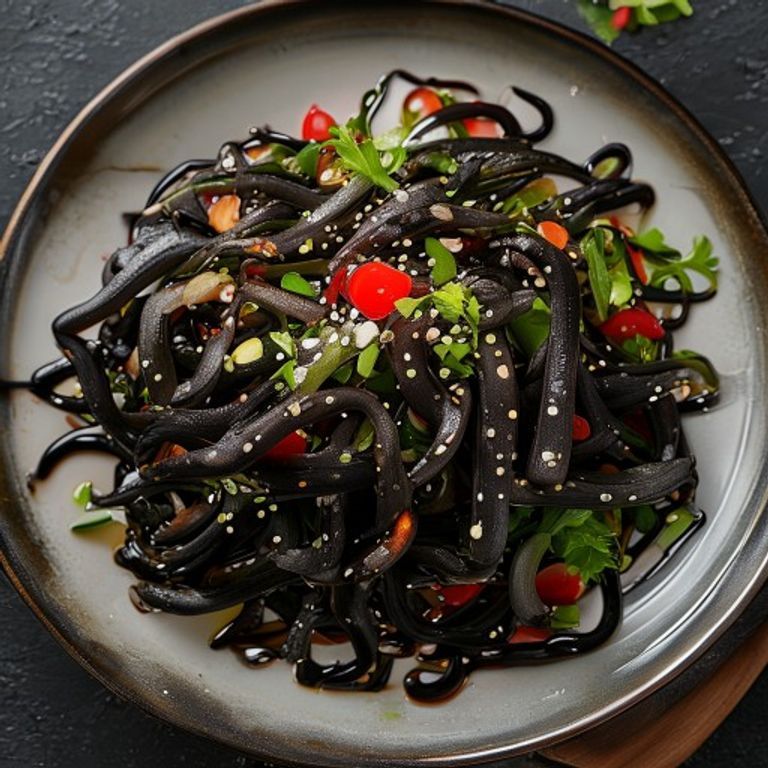 Salade de champignons noirs