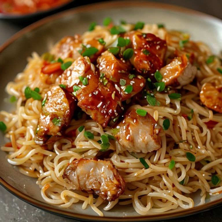 Nouilles de riz sautées bœuf/poulet/crevettes