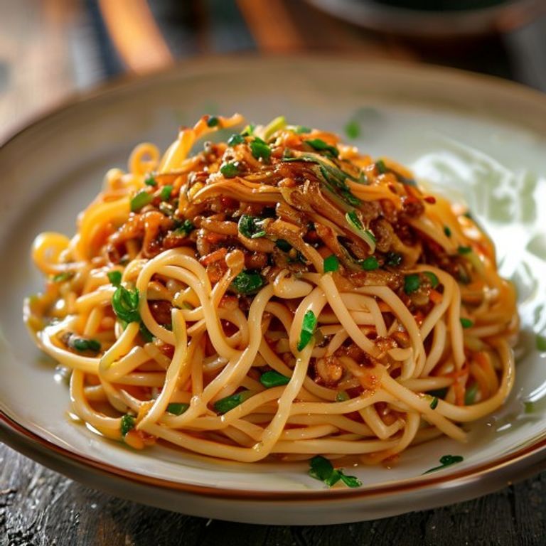 Nouilles à la sauce de soja et viande