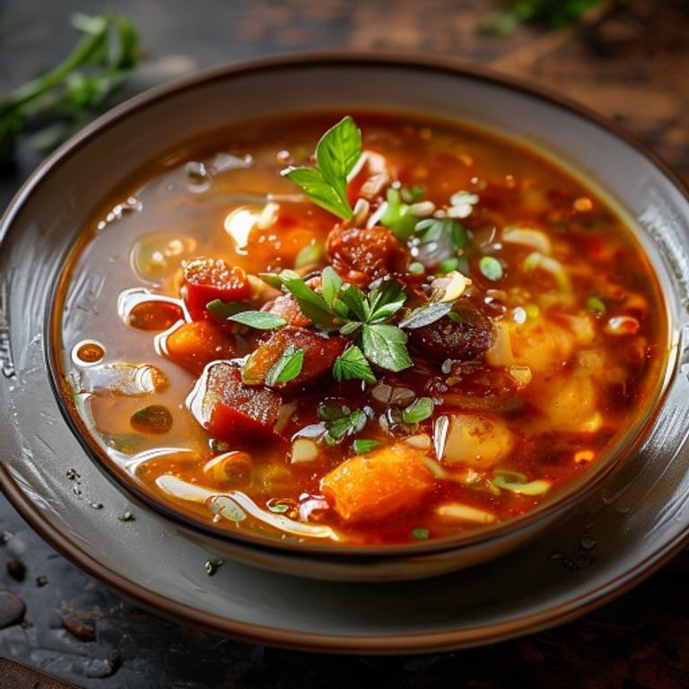 Soupe aigre-piquante