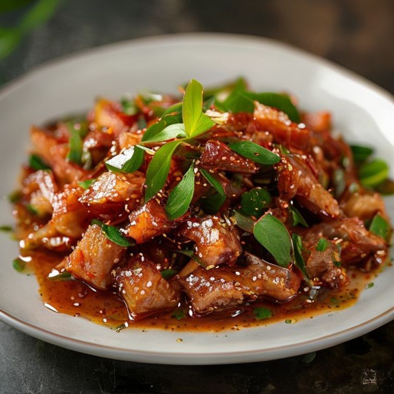 Émincé de porc sauce "Lianhua"