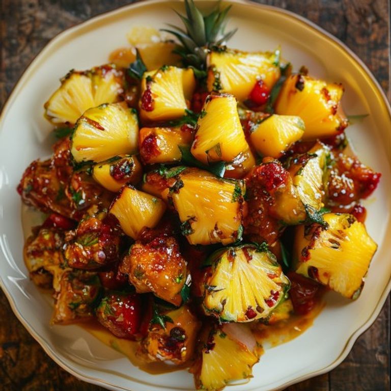Poulet à l'ananas