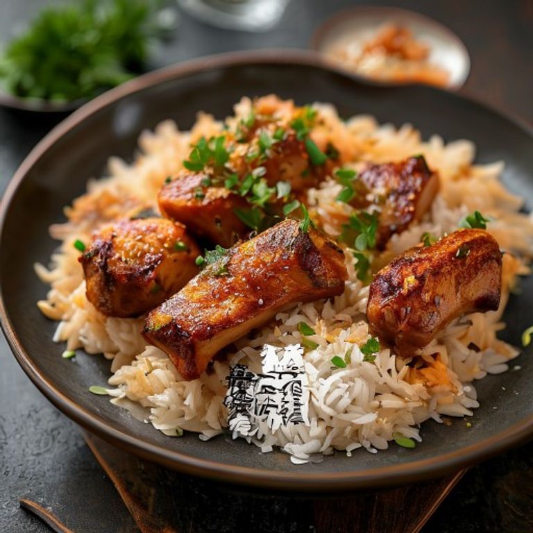 Riz au jarret de porc