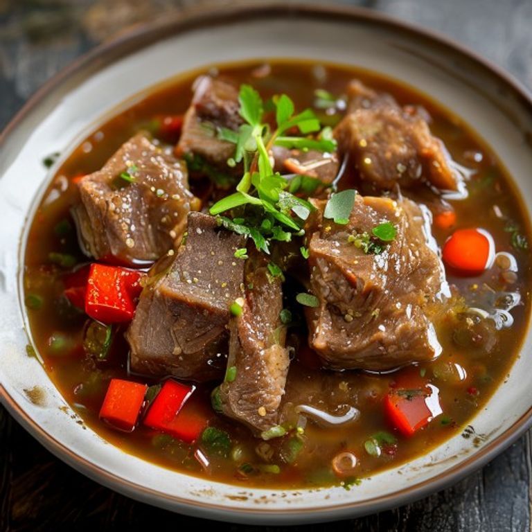 Soupe d'abats d'agneau