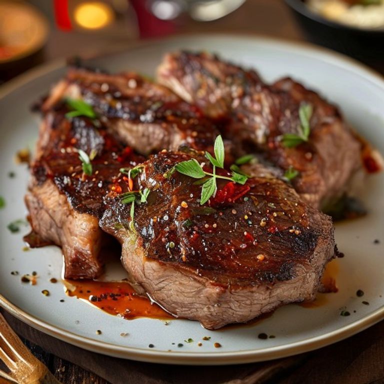 Côtelettes d'agneau sel et poivre