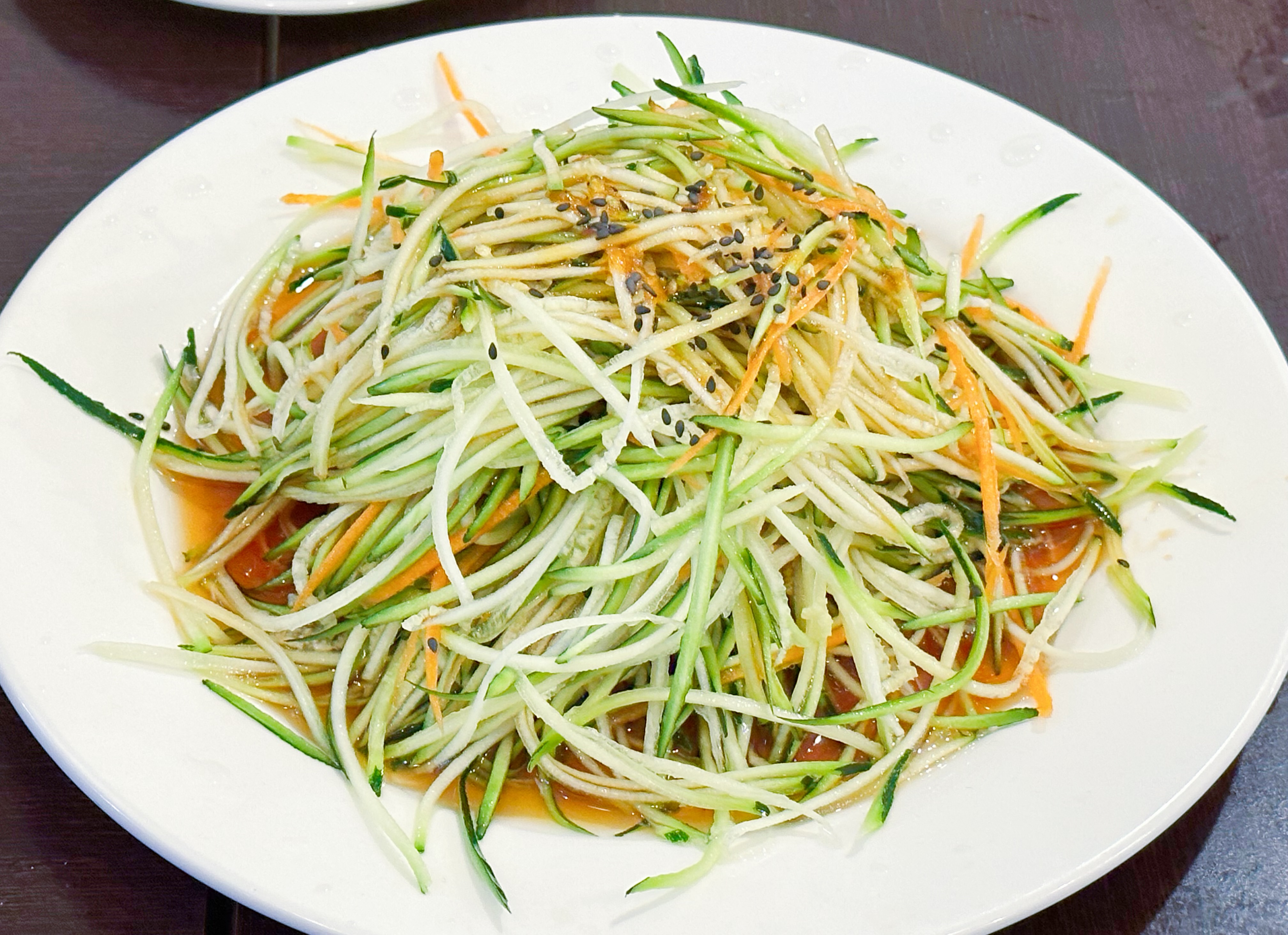 Salade de courgettes râpées